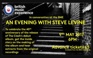 Steve Levine Producer talks about The Clash at the British Music Experience, Liverpool